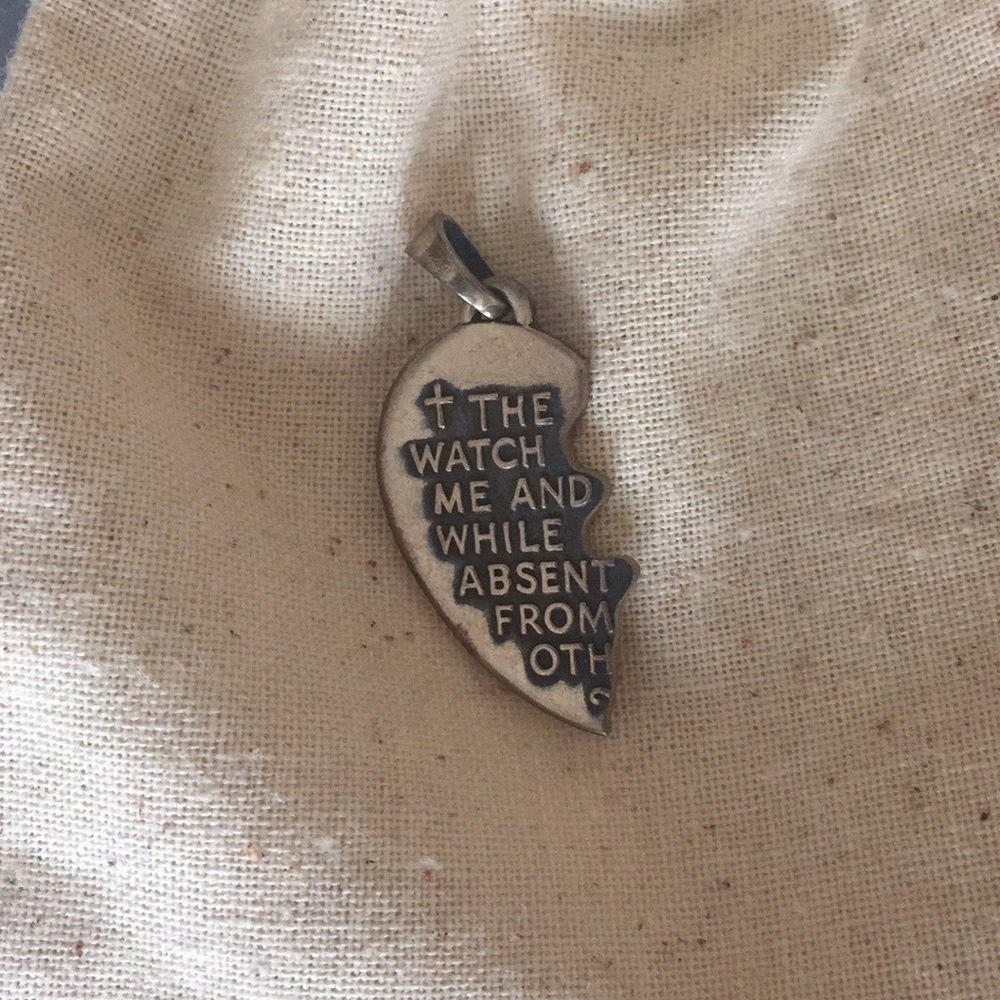 Half James Avery Sterling Silver friendship charm